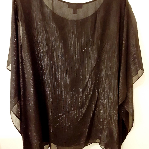 Michael Kors Shimmer Flutter Top-NWT-size 3X - Picture 7 of 10